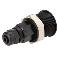 Pull Off DN 5 Socket Plastic Air Couplings With Union Nut And Bulkhead