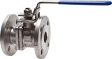 Imagen destacada de la colección - 2-Piece Stainless Steel Flanged Ball Valves PN40 Full Bore