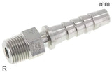 Imagen destacada de la colección - Hose Barb Fittings R-Threads Male DIN EN 14423/DIN 2826