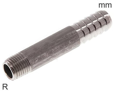 Hose Barb Fittings Stainless Steel R-Threads Male PN50 Without Collar