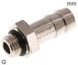Imagen destacada de la colección - Hose Barb Fittings Brass G-Threads Male PN30 Elastomer Seal