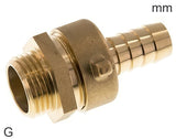 Imagen destacada de la colección - Hose Barb Fittings Brass G-Threads Male PN10 With Wing Union Nut