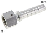 Imagen destacada de la colección - Hose Barb Fittings G-Threads Female DIN EN 14423/DIN 2826 With Twistable Connecting Nut
