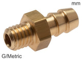 Imagen destacada de la colección - Hose Barb Fittings Brass G/Metric-Threads Male PN10