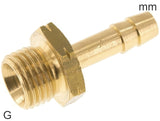 Imagen destacada de la colección - Hose Barb Fittings Brass G-Threads Male PN16 Left-Hand