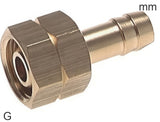 Imagen destacada de la colección - Hose Barb Fittings G-Threads Female With Union Nut Left-Hand
