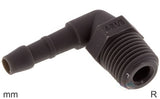 Imagen destacada de la colección - Elbow Hose Barb Fittings Plastic R-Threads Male PN10