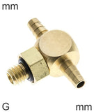 Imagen destacada de la colección - T-Hose Barbs Brass G-Threads Male For PU-, PUN- And PA Hoses