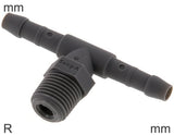 Imagen destacada de la colección - T-Hose Barbs Plastic R-Threads Male PN10