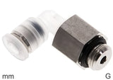 Imagen destacada de la colección - Elbow Push-In Fittings Stainless Steel And PP G-Threads Male