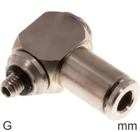 Elbow Push-In Fittings Brass G-Threads Male L-Shape