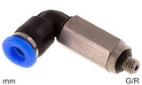 Imagen destacada de la colección - Elbow Push-In Fittings Brass And Plastic G/R-Threads Male Long (3-6mm)