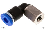 Imagen destacada de la colección - Elbow Push-In Fittings Brass And Plastic G-Threads Female