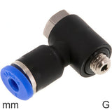 Imagen destacada de la colección - Elbow Push-In Fittings Brass And Plastic G-Threads Male Outer Hex
