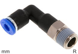 Imagen destacada de la colección - Elbow Push-In Fittings Brass And Plastic R-Threads Male Long Body