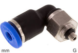 Imagen destacada de la colección - Elbow Push-In Fittings Brass And Plastic G-Threads Male Short