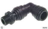 Imagen destacada de la colección - Elbow Push-In Fittings Plastic G-Threads Male