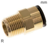 Imagen destacada de la colección - Push-In Fittings Brass And Plastic R-Threads Male (15-32mm)