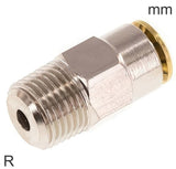 Imagen destacada de la colección - Push-In Fittings Brass R-Threads Male High-Pressure PN150
