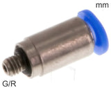 Imagen destacada de la colección - Push-In Fittings Brass And Plastic G/R-Threads Male Round Body
