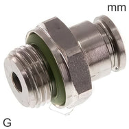 Push-In Fittings Stainless Steel G-Threads Male FDA
