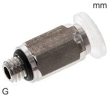 Push-In Fittings Stainless Steel And PP G-Threads Male