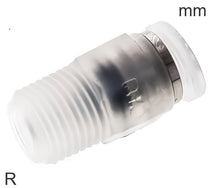 Push-In Fittings Stainless Steel And PP R-Threads Male