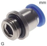 Imagen destacada de la colección - Push-In Fittings Brass And Plastic G-Threads Male Round Body