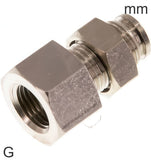 Imagen destacada de la colección - Push-In Fittings Brass G-Threads Female Bulkhead