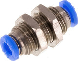 Imagen destacada de la colección - Push-In Fittings Brass And Plastic Bulkhead Inch