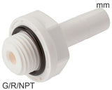 Imagen destacada de la colección - Plug-In Fittings Plastic G/R/NPT-Threads Male Liquids And Food Metric