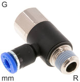 Imagen destacada de la colección - Push-In Tee Fittings Brass And Plastic G-Threads/R-Threads Male/Female