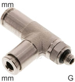 Imagen destacada de la colección - Push-In Tee Fittings Brass G-Threads Male L-Shape