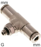 Imagen destacada de la colección - Push-In Tee Fittings Brass G-Threads Male T-Shape