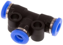 Push-In Tee Fittings Brass And Plastic (3-6mm)