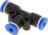 Imagen destacada de la colección - Push-In Tee Fittings Brass And Plastic