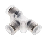 Imagen destacada de la colección - Push-In Tee Fittings Stainless Steel And PP
