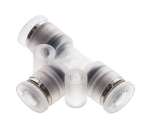 Push-In Tee Fittings Stainless Steel And PP