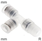 Imagen destacada de la colección - Push-In Tee Fittings Stainless Steel And PP R-Threads Male L-Shape