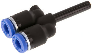 Push-In Y Fittings Brass And Plastic With Plug-In