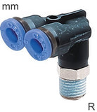 Imagen destacada de la colección - Push-In Y Fittings Brass And Plastic R-Threads Male Elbow