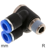 Imagen destacada de la colección - Push-In Y Fittings Brass And Plastic R-Threads Male Elbow Outer Hex