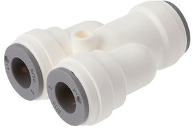 Push-In Y Fittings Plastic Liquids And Food Metric