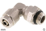 Imagen destacada de la colección - Push-On Elbow Fittings Brass G-Threads Male Swivel Joint
