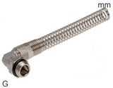 Imagen destacada de la colección - Push-On Elbow Fittings Brass G-Threads Male Swivel Joint With Bend Protection