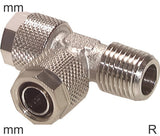 Imagen destacada de la colección - Push-On Tee Fittings Brass R-Threads Male L-Shape