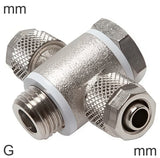 Imagen destacada de la colección - Push-On Tee Fittings G-Threads Male