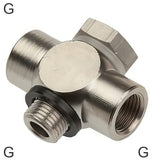 Imagen destacada de la colección - Push-On Tee Fittings G-Threads Male/Female Banjo