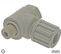 Compression Elbow Fittings Plastic G-Threads Male Banjo