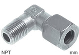 Imagen destacada de la colección - Compression Elbow Fittings Stainless Steel NPT-Threads Male
